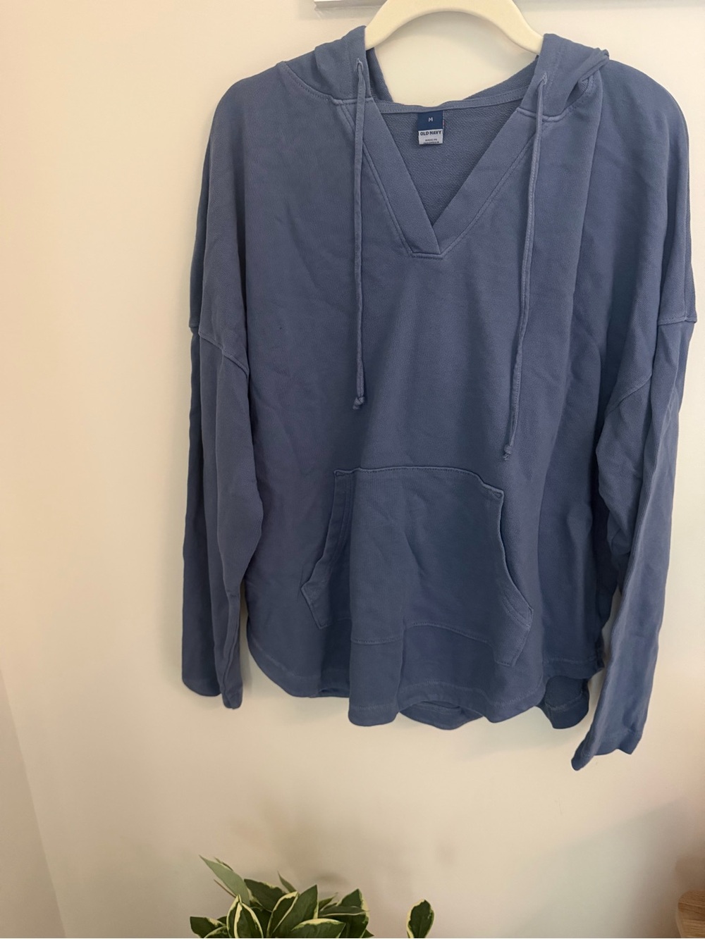 Womens Old Navy Blue Hoodie pull-over Sweatshirt - Blue